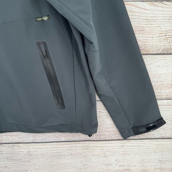 Troy Lee Designs Water Resistant Full Zip Hooded Jacket Men's Size 2XL Gray - Picture 5 of 16